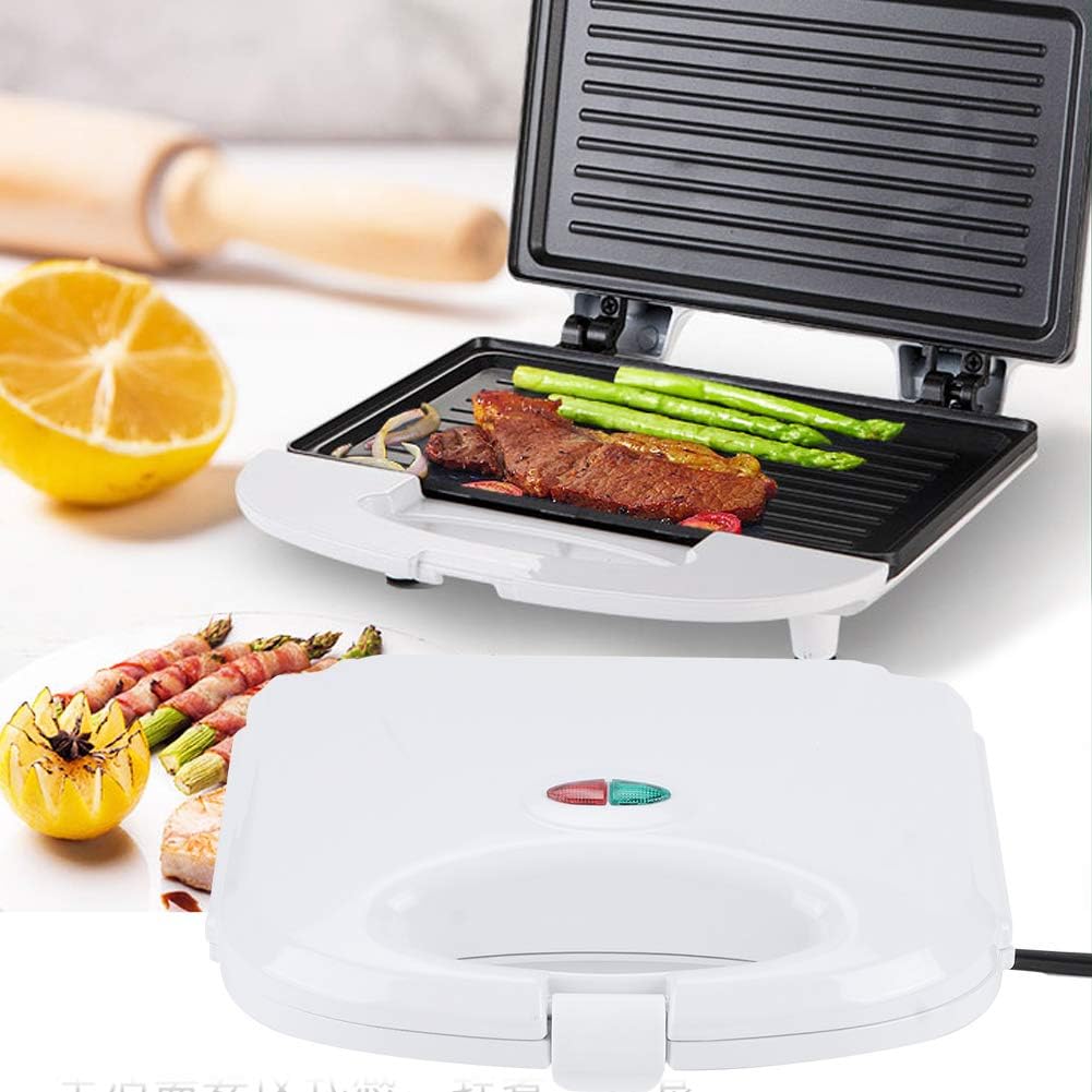 Sandwichera para hacer waffles Aigostar con superficie de rejilla profunda antiadherente para prensa de panini de huevos, parrilla Panini Press
