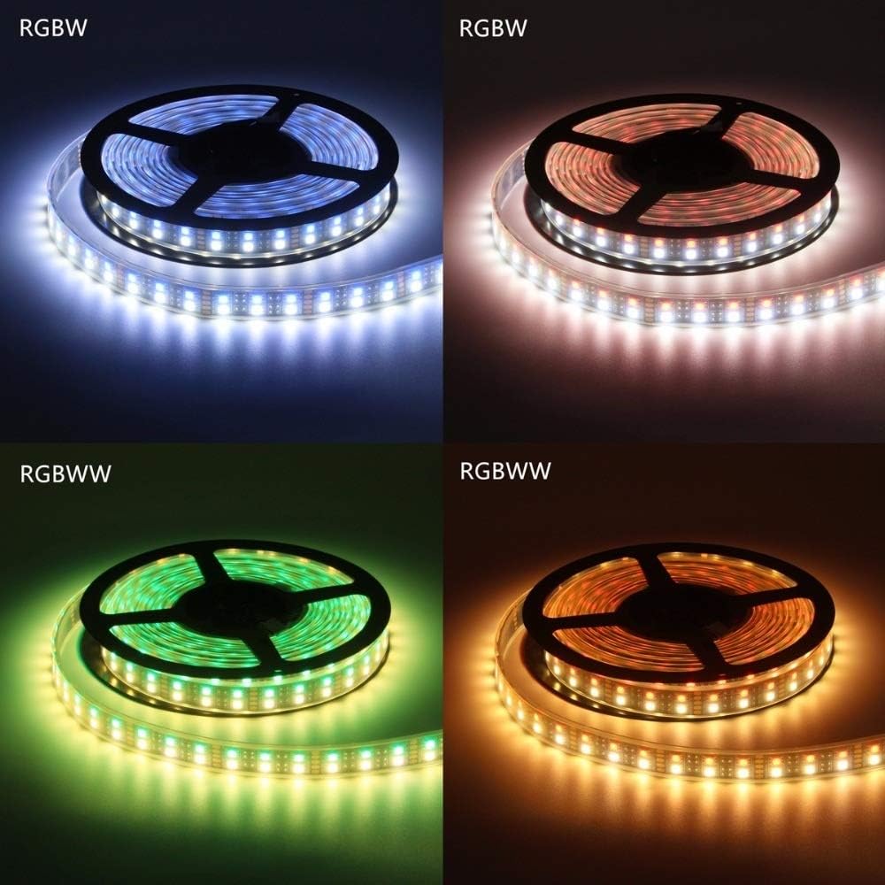 Accesorios de decoración LED para decoración del hogar, cinta de neón flexible, tira de LED RGB, impermeable, PCB 5050 DC12V 120LEDsm, tira de luz