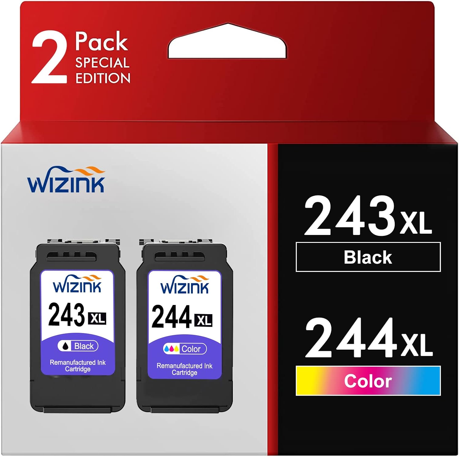 243 244 XL Cartucho de tinta de mayor rendimiento para cartuchos de tinta Canon PG-243 CL-244 para Pixma MX492 TR4520 MG2522 MX490 MG2922 MG2520
