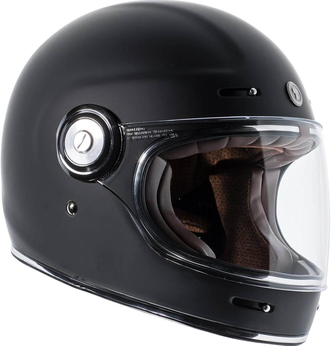 TORC – Casco de cara completa para motocicleta, de fibra de vidrio T1, aprobado por DOT y ECE, estilo retro