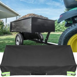 Cubierta de remolque inclinada para tractor de césped, cubierta impermeable de remolque de carro utilitario, cubierta de acero para carrito de Cubierta de remolque inclinada para tractor de césped, cubierta impermeable de remolque de carro utilitario, cubierta de acero para carrito de