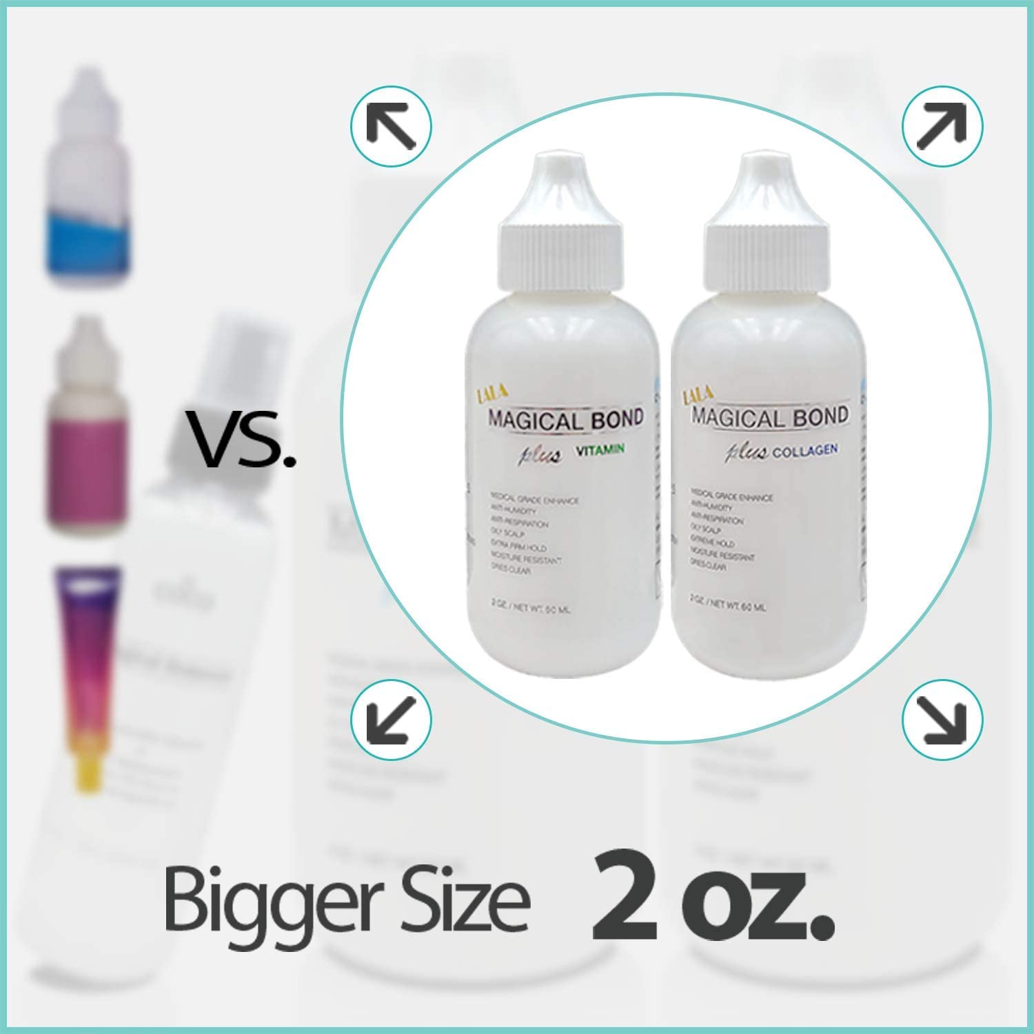 MAGICAL BOND – Pegamento adhesivo de encaje de 2 onzas  pegamento para peluca  pegamento para cabello y removedor mágico de 5.07 onzas  juego de
