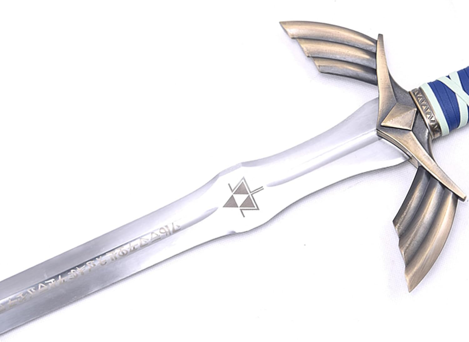 Legend of Zelda Link Master – Espadas de metal real, espada rota con luz, juego de anime japonés para cosplay, réplica perfecta de varios estilos
