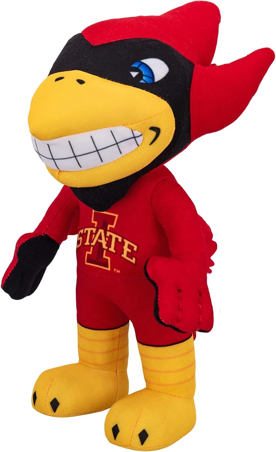 Bleacher Creatures Iowa State Cyclones Cy The Cardinal – Figura de peluche de mascota de 10 pulgadas, una mascota para jugar o exhibir
