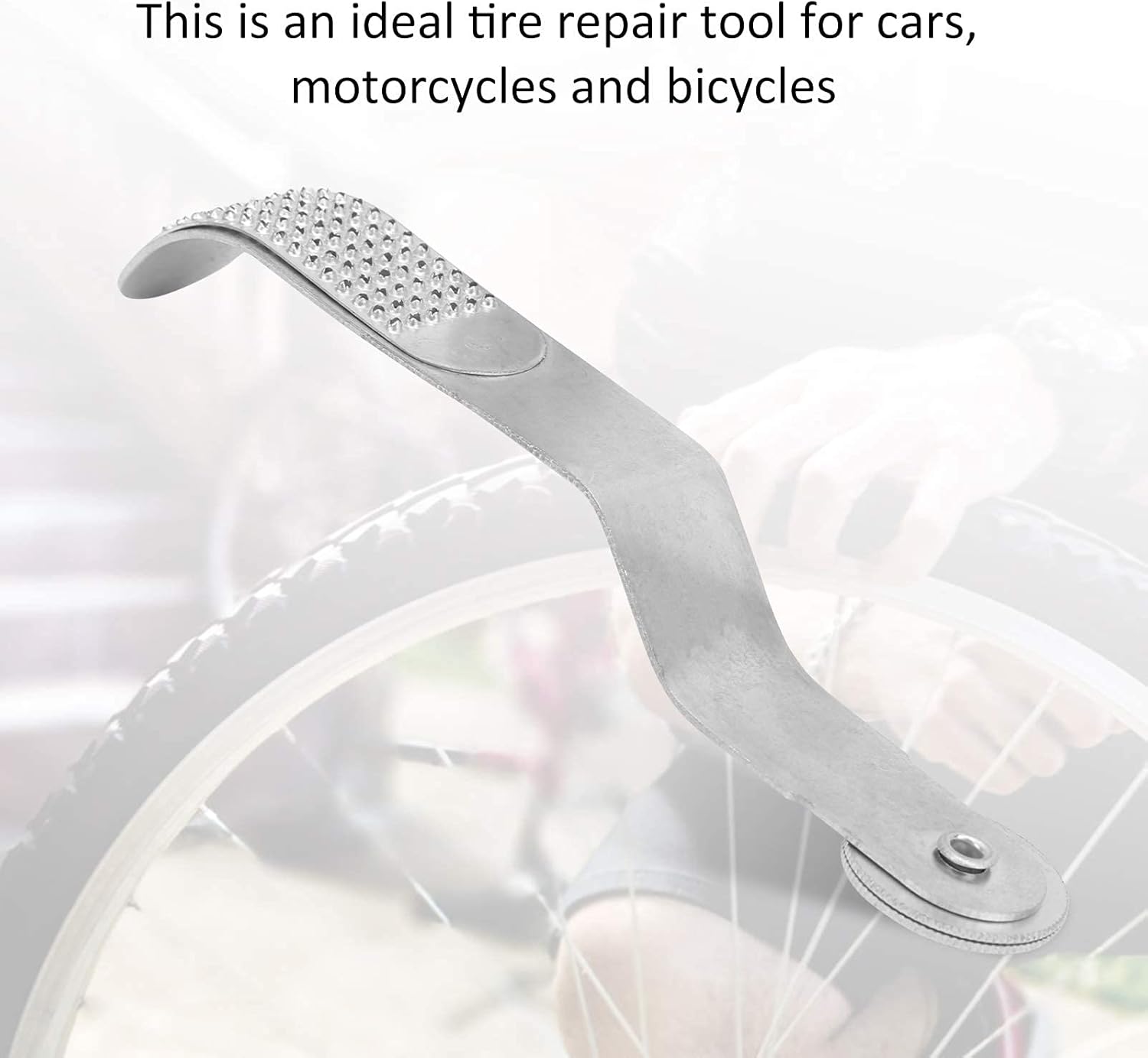 Archivo de acero para reparación de neumáticos de bicicleta, herramienta de doble propósito para automóviles, motocicletas y bicicletas, portátil y