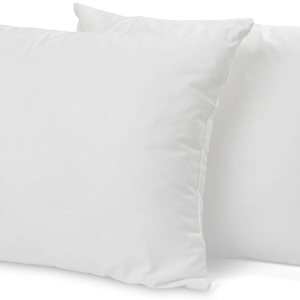 Almohada de fibra en racimo, juego de dos almohadas alternativas de plumón blanco, paquete de 2 unidades, relleno de poliéster hipoalergénico, suave Almohada de fibra en racimo, juego de dos almohadas alternativas de plumón blanco, paquete de 2 unidades, relleno de poliéster hipoalergénico, suave