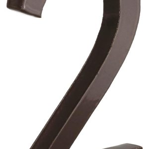 Montague Metal Products MHN-06-F-RB1-2 Números de casa de dirección flotantes modernos de aluminio cepillado sólido, 6 pulgadas, bronce romano Montague Metal Products MHN-06-F-RB1-2 Números de casa de dirección flotantes modernos de aluminio cepillado sólido, 6 pulgadas, bronce romano