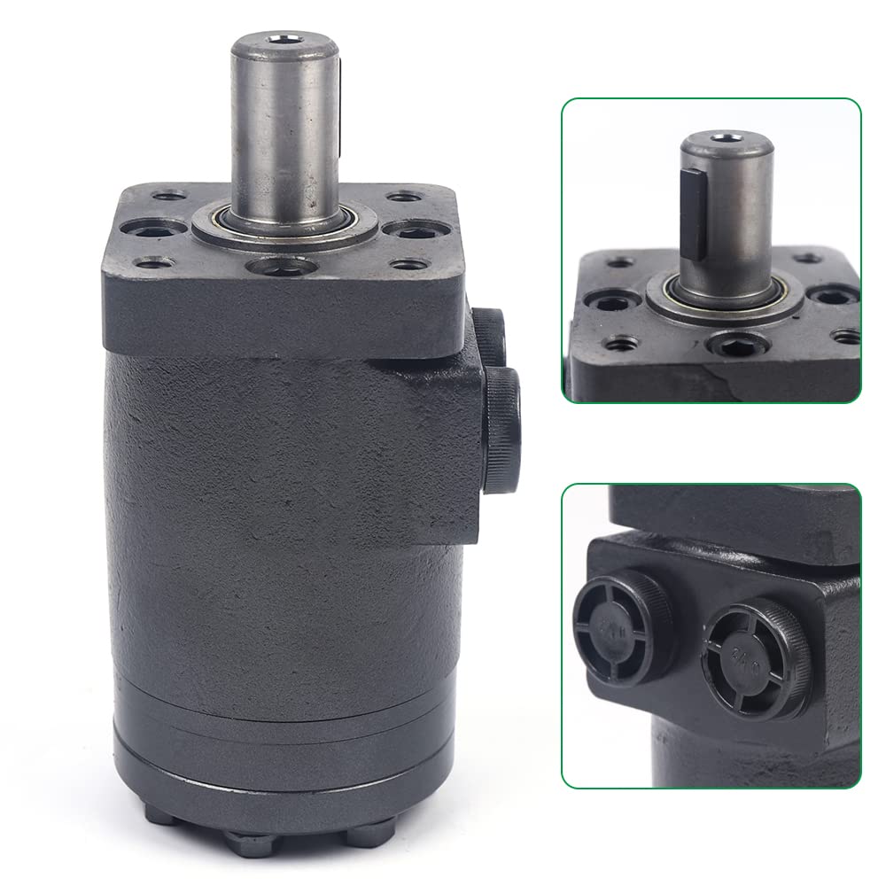 Motor hidráulico para Char-Lynn 101-1003-009, Eaton 101-1003, eje de 1″ – 4 pernos montados en brida -12 NPTF DRYSEAL PIPET (stock de EE. UU.)