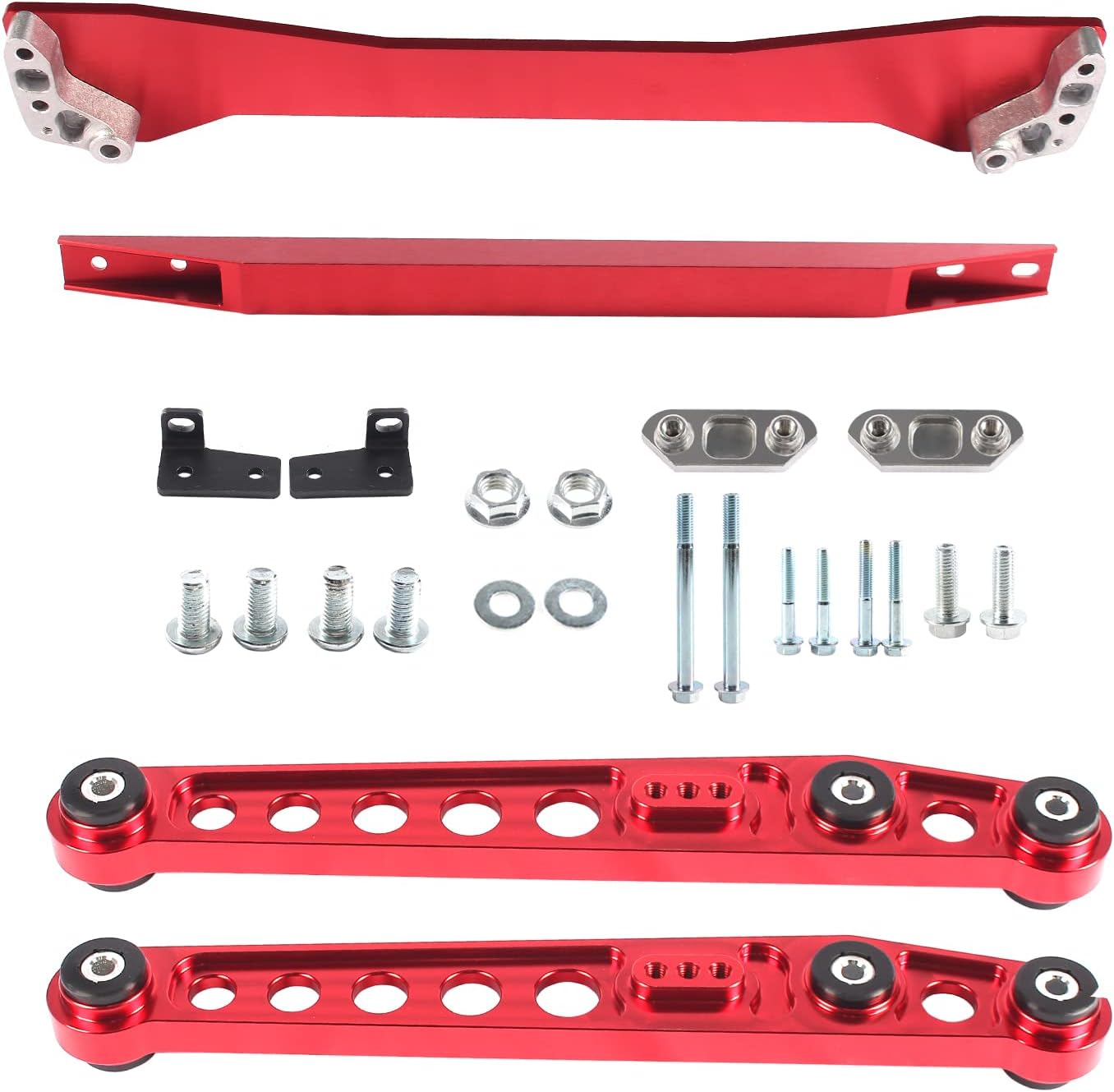 Kit de barra de amarre de brazo de control inferior trasero compatible con Honda Civic EK 1996 1997 1998 1999 2000