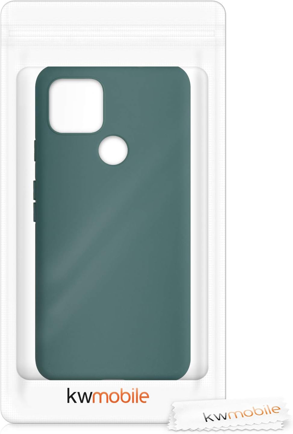 kwmobile Funda compatible con Google Pixel 4a 5G – Funda protectora de silicona TPU suave y delgada – Azul Verde