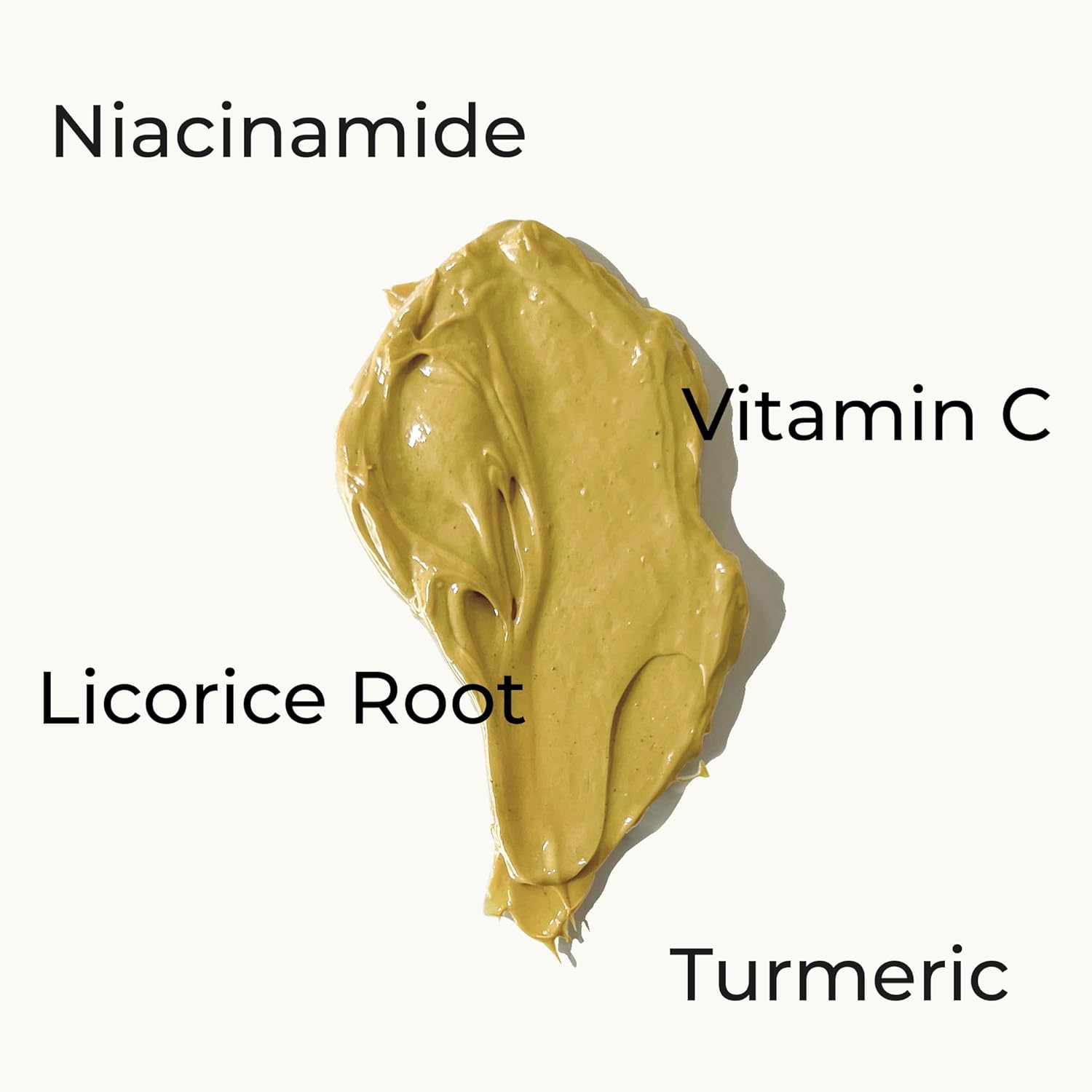 Mascarilla facial de cúrcuma con vitamina C para manchas oscuras e hiperpigmentación  Niacinamida  Probióticos