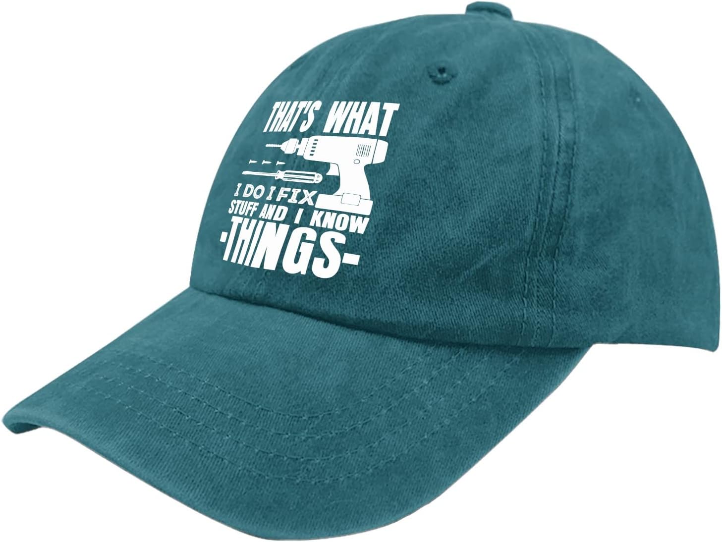 Sombreros para papá That’s What i do i fix Stuff and i Know Things Dad Hats, divertida gorra de béisbol para mujer