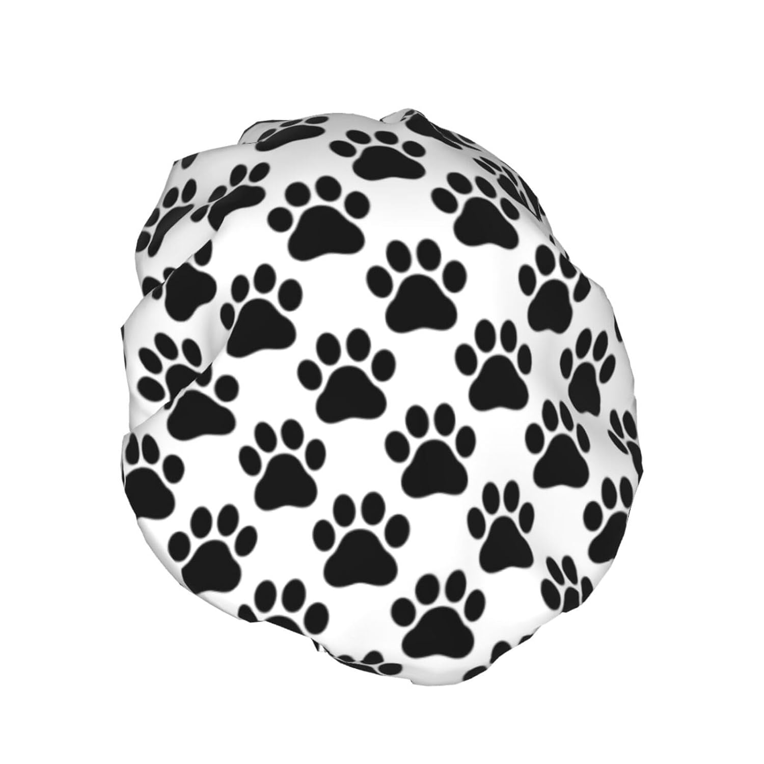 Cute Dog Double Layer Waterproof Shower Cap Suitable For All Head Sizes
