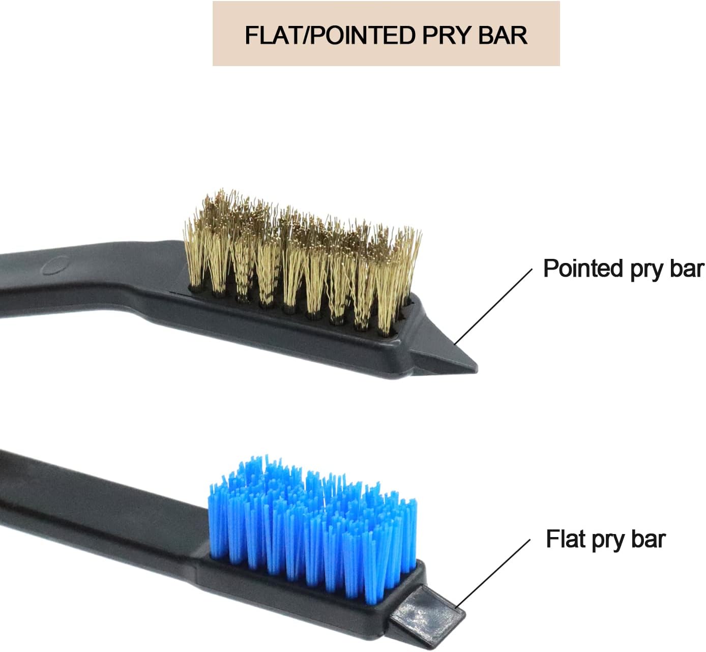 Juego de cepillos de limpieza de pistola Juego de púas de latón cobre acero nylon acero inoxidable Ploymer Pick Set cepillos de cerdas