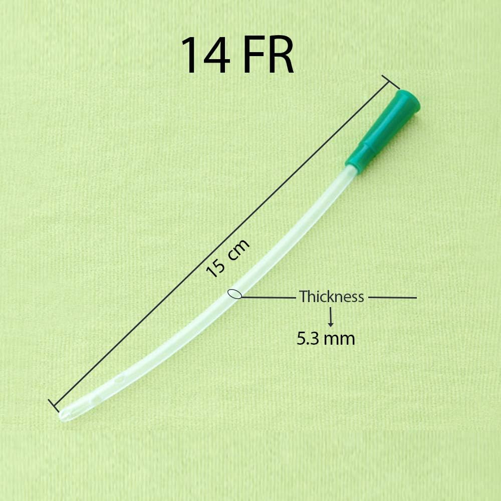 HealthAndYoga(TM) Suministros para enema  Corto 5.9 in sin molestias, puntas de colon de grado médico  Extremo redondeado flexible para inserción