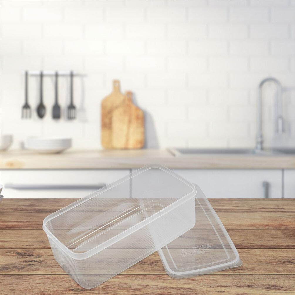 Abaodam 2 unids caja caja fruta tarro alimentos fresco mantener titular refrigerador tostada contenedores para refrigerador fresco mantener soporte