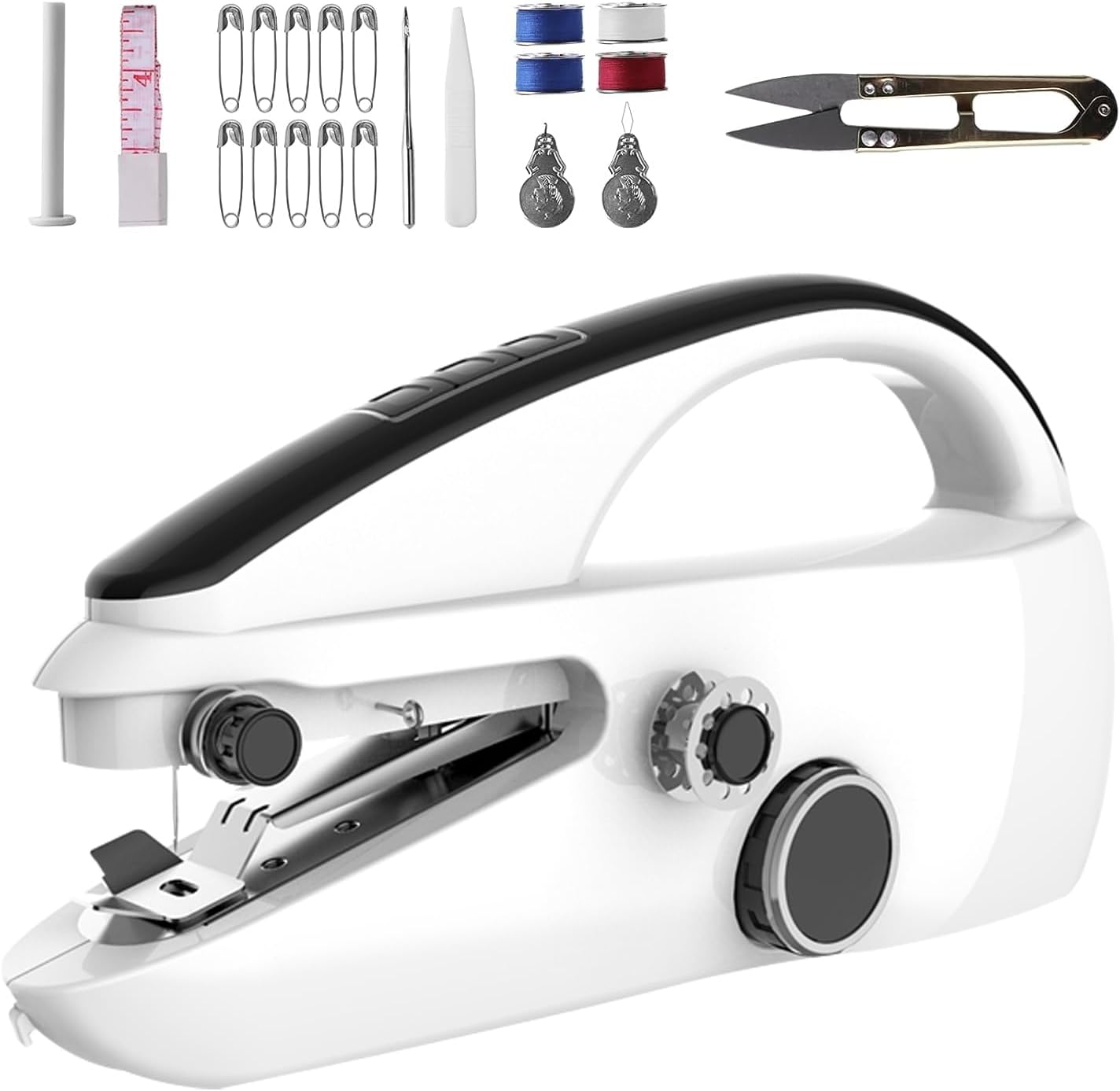 Mini kit de máquina de coser  Mini portátil  Máquinas de coser inalámbricas para principiantes y costura rápida para el hogar DIY hecho a mano