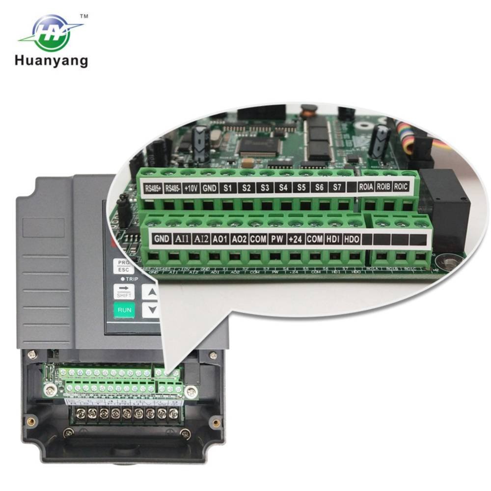 Control vectorial CNC VFD controlador de frecuencia variable controlador inversor convertidor 220V 2.2KW 3HP para control de velocidad del motor