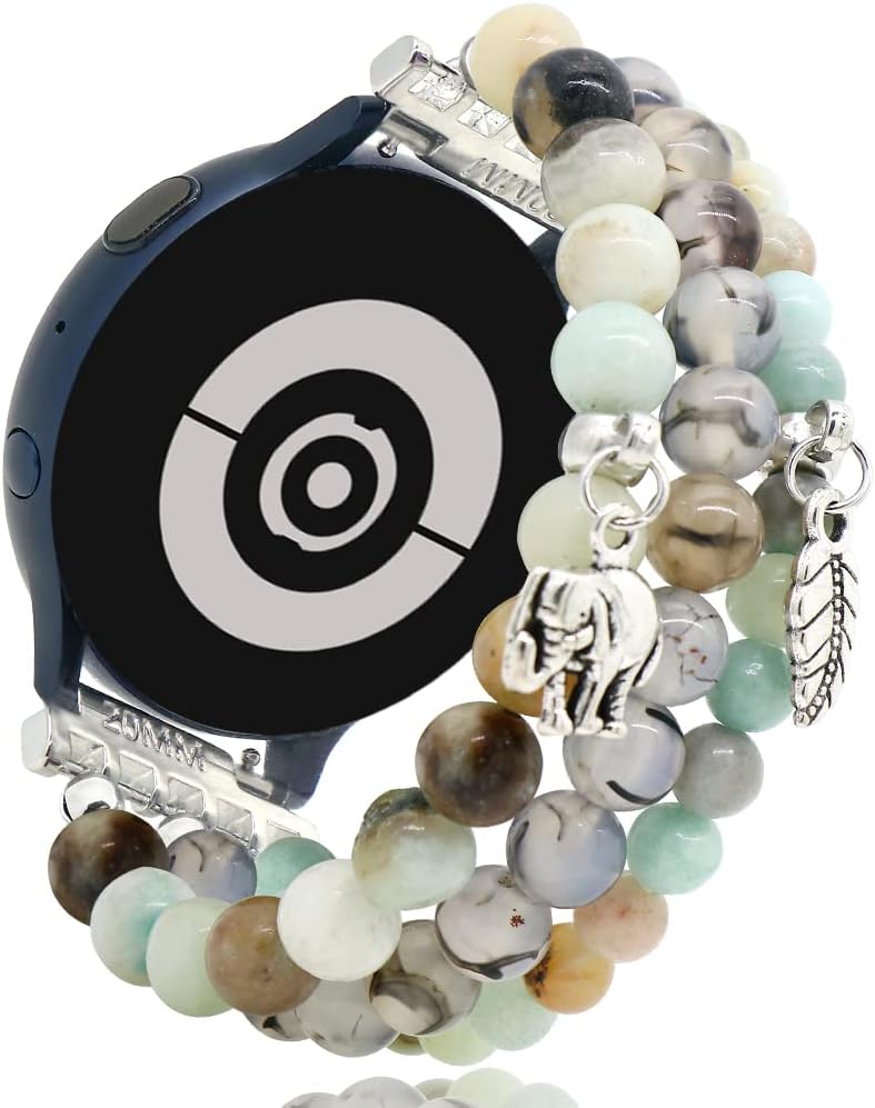 LuReen Correa de pulsera compatible con Samsung Galaxy Watch 4Galaxy Watch 6Galaxy Watch 5 Band 1.575 in 1.732 in, Galaxy Watch 5 ProWatch 4 6