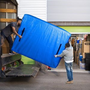 Gulrear Bolsas de colchón para protector de mudanza, funda de colchón reutilizable tamaño King con cremalleras y asas de transporte que hacen que Gulrear Bolsas de colchón para protector de mudanza, funda de colchón reutilizable tamaño King con cremalleras y asas de transporte que hacen que