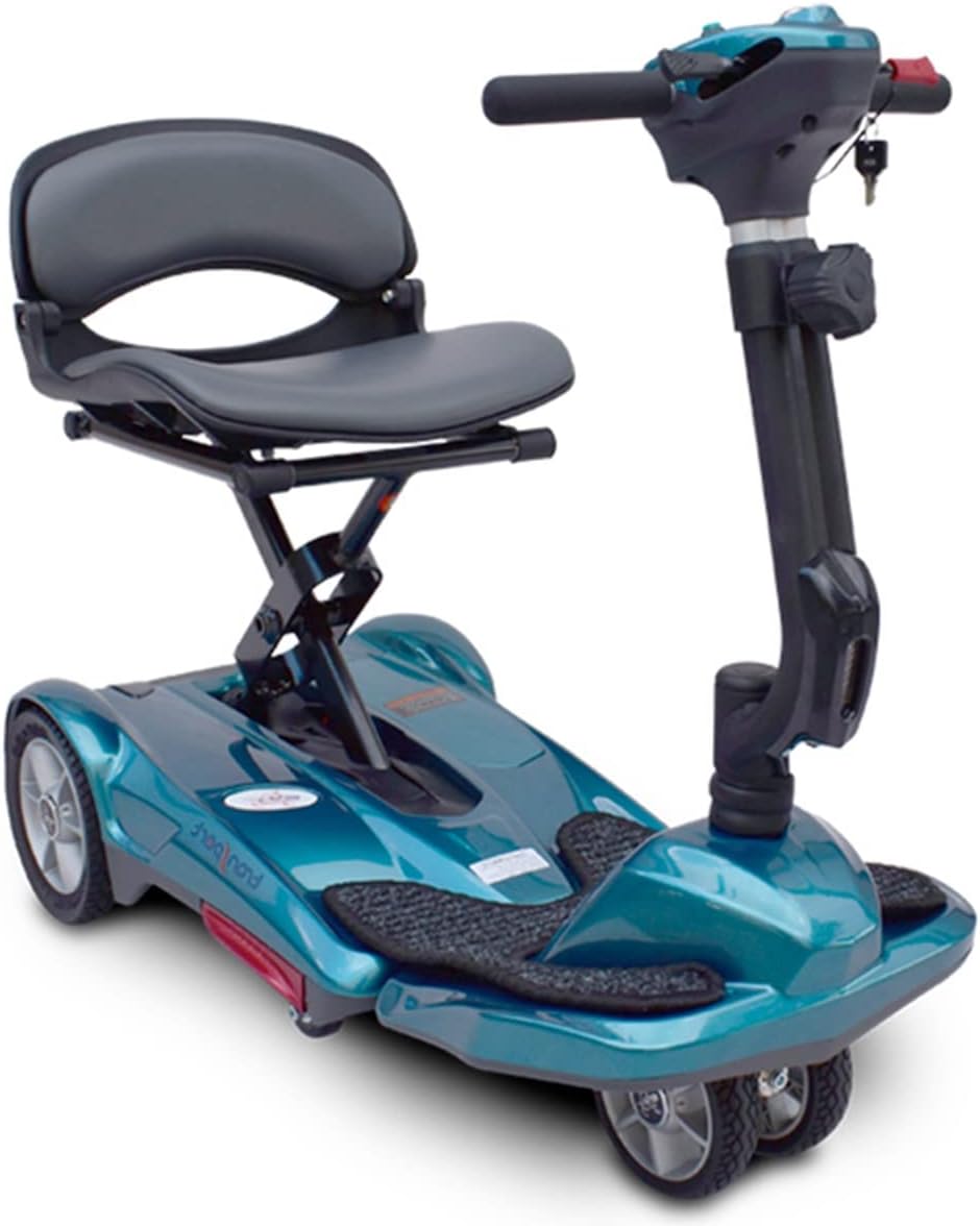 EV Rider Transport M EZ (Easy Move) S19M Fold – Scooter eléctrico plegable manual para adultos, personas mayores, discapacitados, peso ligero, para