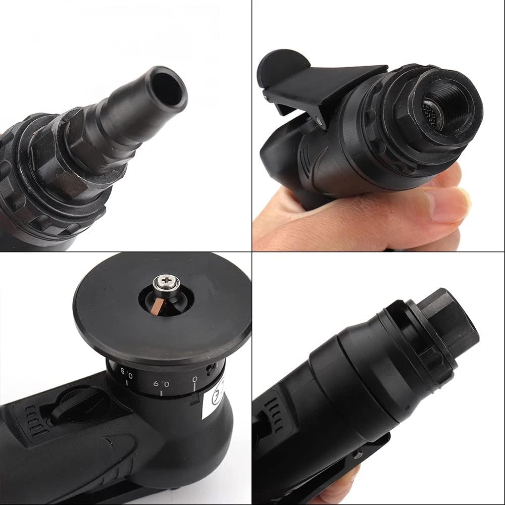 Mini máquina de biselado neumática, herramienta de chaflán de aire portátil de mano para biselar metal de 45 grados de arco de esquina biselado