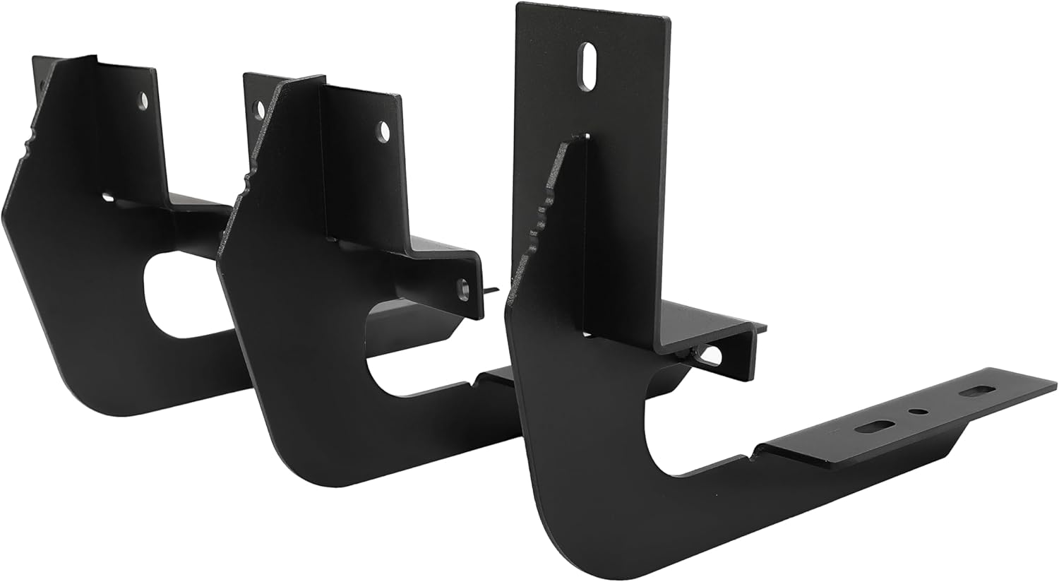 KUAFU Soporte para estribo compatible con Ford Transit 150 250 350 2015-2023 Soportes de montaje de paso lateral del pasajero