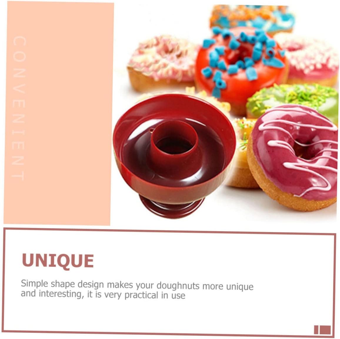 JOINPAYA Molde para hacer donas, moldes para hacer donas, moldes para tartas, plantillas de galletas, decoración de pasteles, molde para hornear,