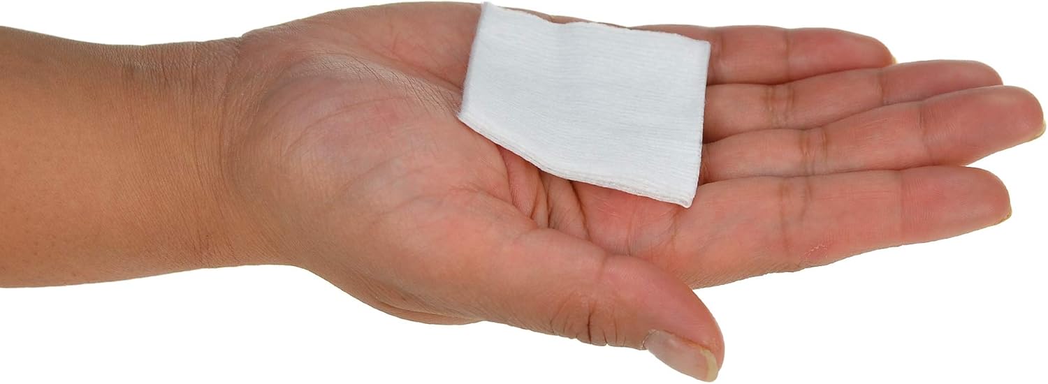 Dealmed Paquete de esponjas de gasa no tejidas  Incluye caja de 200 esponjas de gasa de 2 x 2 pulgadas y caja de 200 esponjas de gasa de 4 x 4