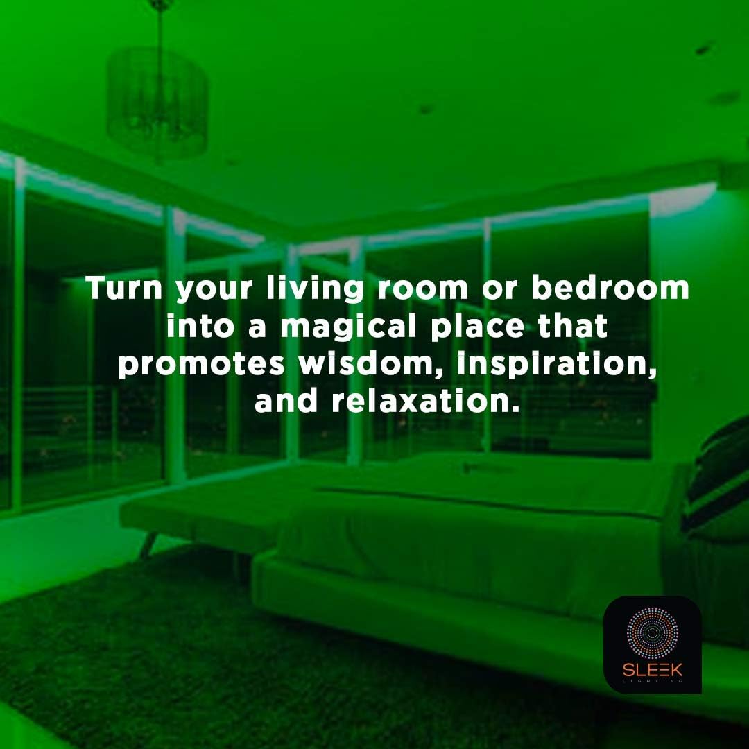 SLEEKLIGHTING Bombilla CFL en espiral verde de 13 W, aprobada por UL, bombillas verdes CFL de uso general, 120 voltios, base mediana E26 (paquete de