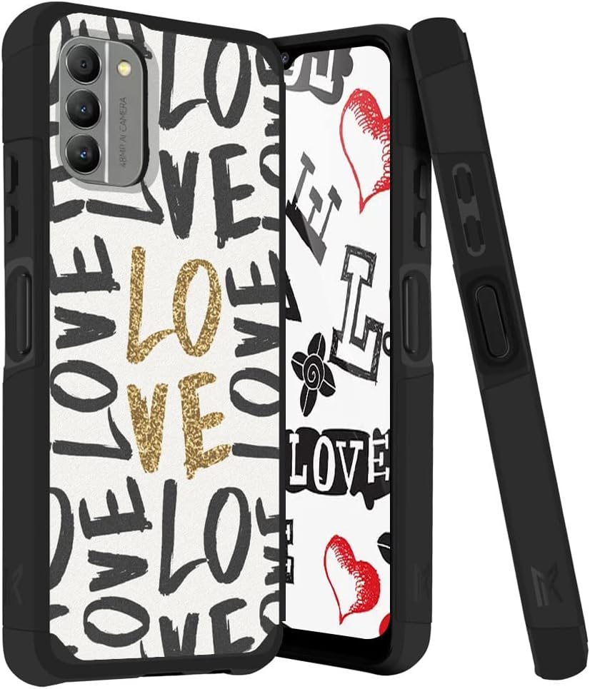 TJS Funda de teléfono compatible con Nokia G400 5G 2022 N1530DL, híbrida de doble capa (compatible con montaje magnético) a prueba de golpes,