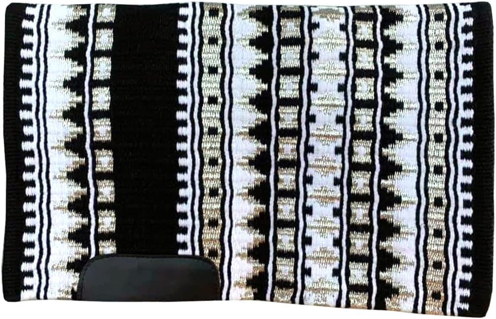 Western Show – Manta de silla de montar de caballo, diseño de Nueva Zelanda, hecha a mano, manta de silla de montar de lana, tamaño superior 34