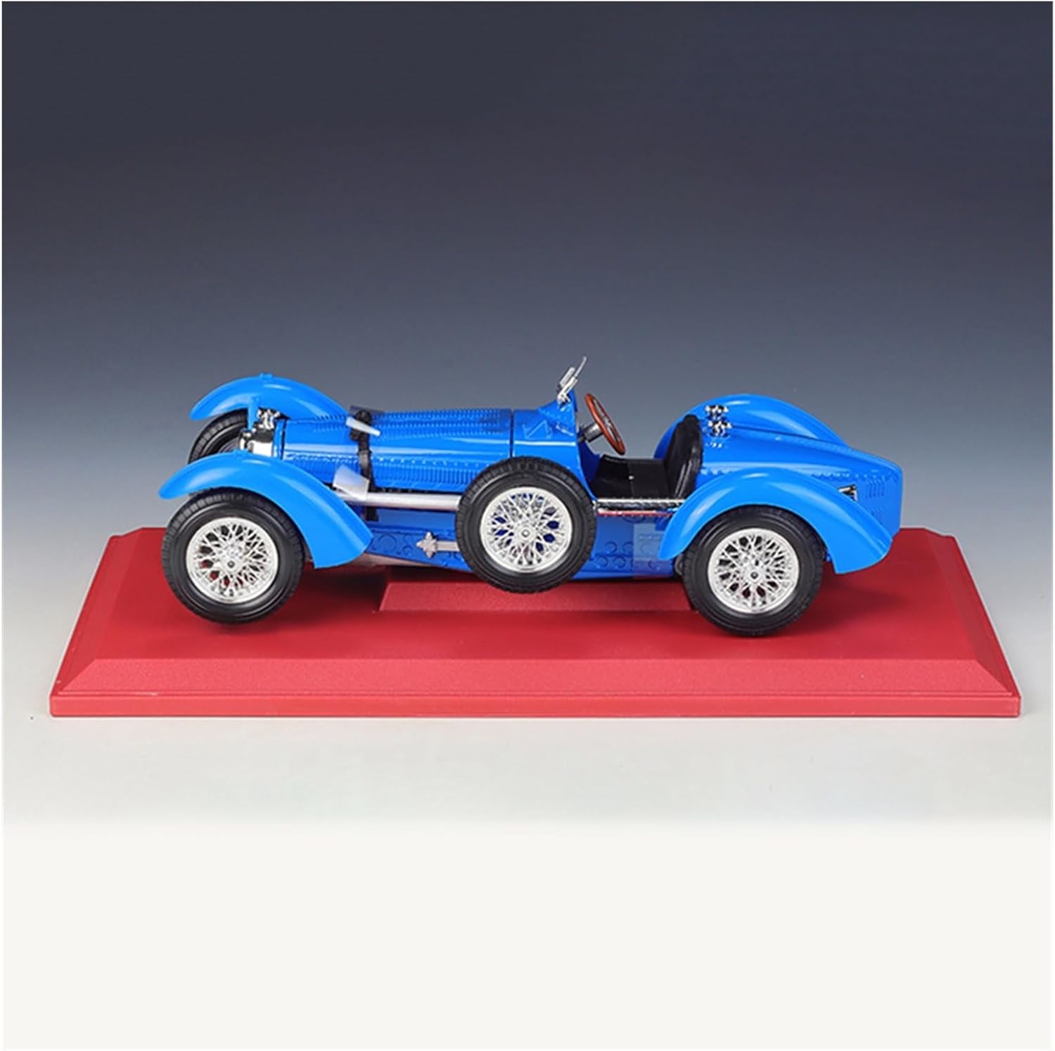 Vehículo de coche de resina de aleación modelo 1 18 apto para Bugatti tipo 59 1934 modelo de coche clásico de aleación de coche Escala Hobby Die