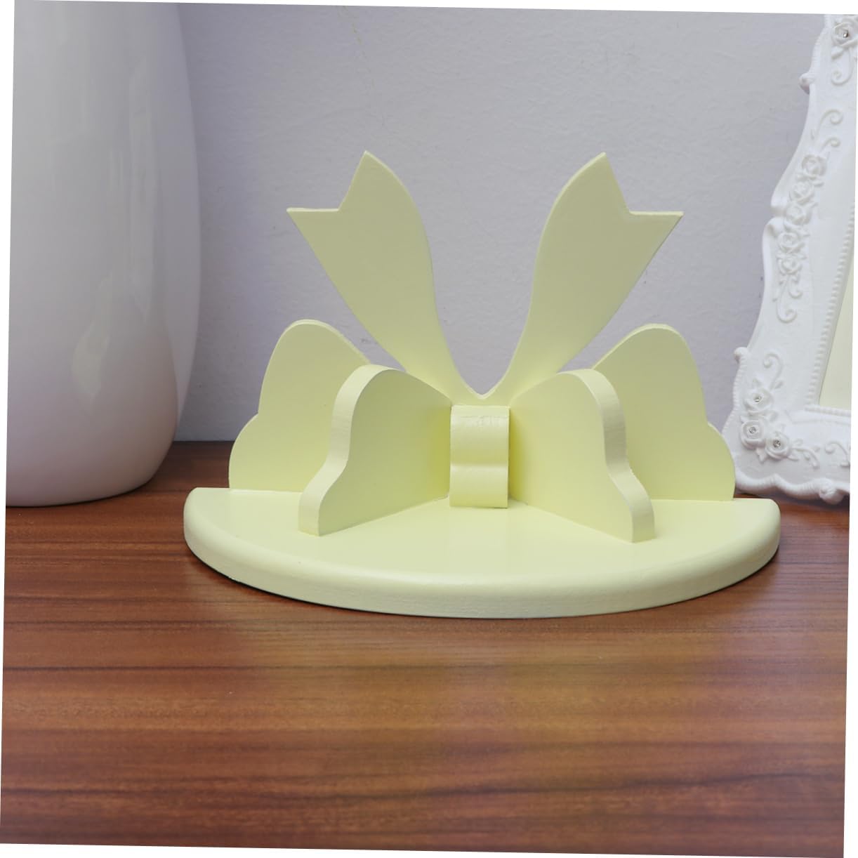 DOITOOL Estante de almacenamiento de madera con forma de mantequilla, estante de pared, decoración de habitación de niños, almacenamiento de pared