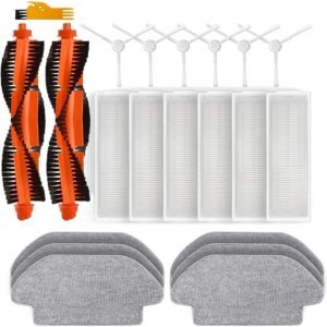 ZeAda 21 piezas de repuesto al vacío Hepa filtro fregona paño, compatible con Xiaomi Robot Vacuum S10S12 B106GL ZeAda 21 piezas de repuesto al vacío Hepa filtro fregona paño, compatible con Xiaomi Robot Vacuum S10S12 B106GL