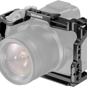 NEEWER Jaula para cámara R50 compatible con Canon EOS R50, plataforma de video de aluminio con riel OTAN, roscas de 14″, agujeros ARRI de 38″, NEEWER Jaula para cámara R50 compatible con Canon EOS R50, plataforma de video de aluminio con riel OTAN, roscas de 14″, agujeros ARRI de 38″,