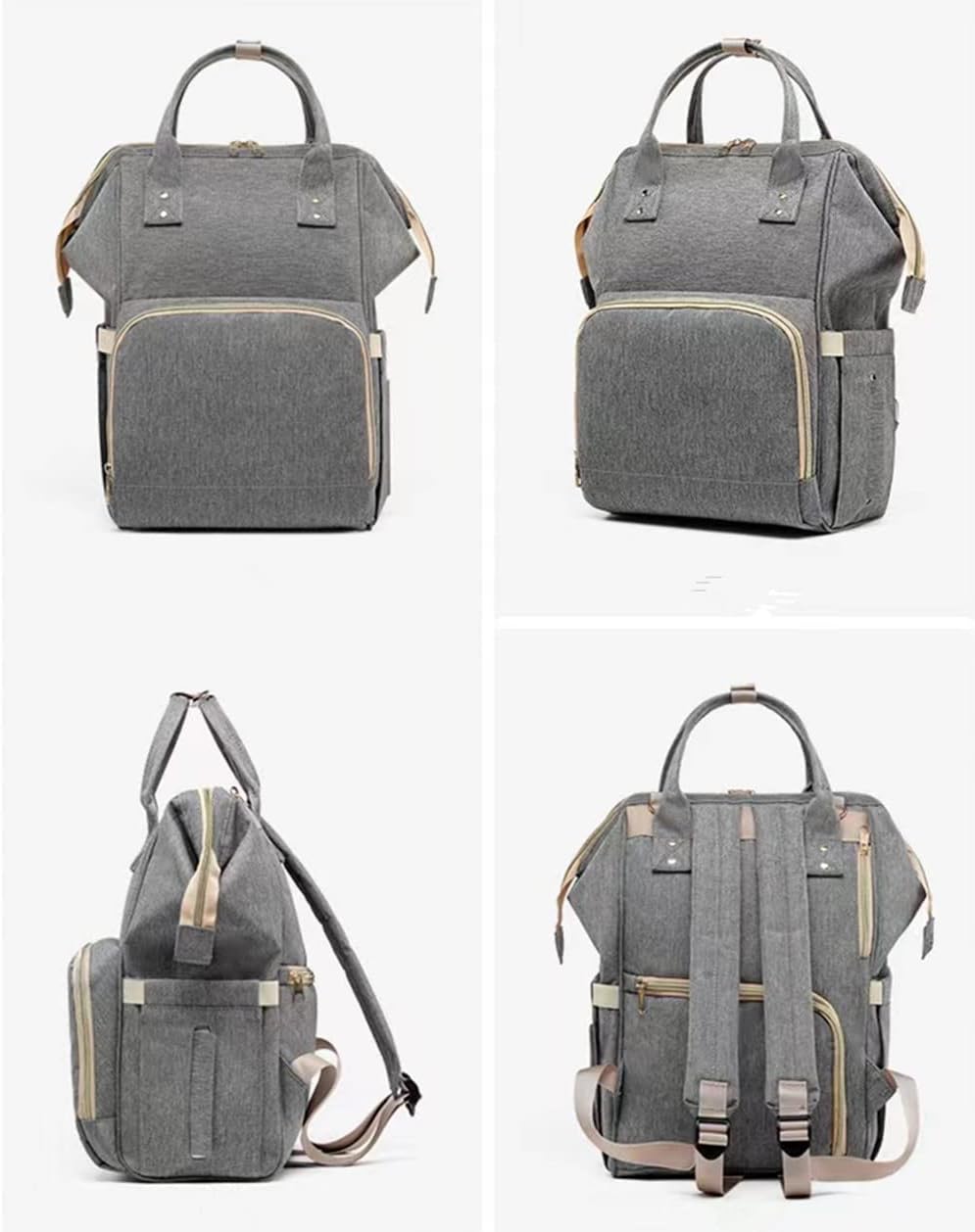 Mochila de pañales para bebé, bolsas de pañales multifunción para bebés, mochila de viaje para papá y mamá, bolsa de pañales para bebés niños y