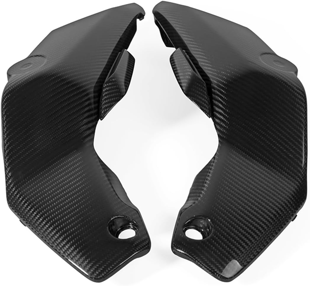 Compatible con Yamaha compatible con MT07 FZ07 2018 2019 2020 de fibra de carbono superior delantera lateral cubierta de ventilación de aire carenado
