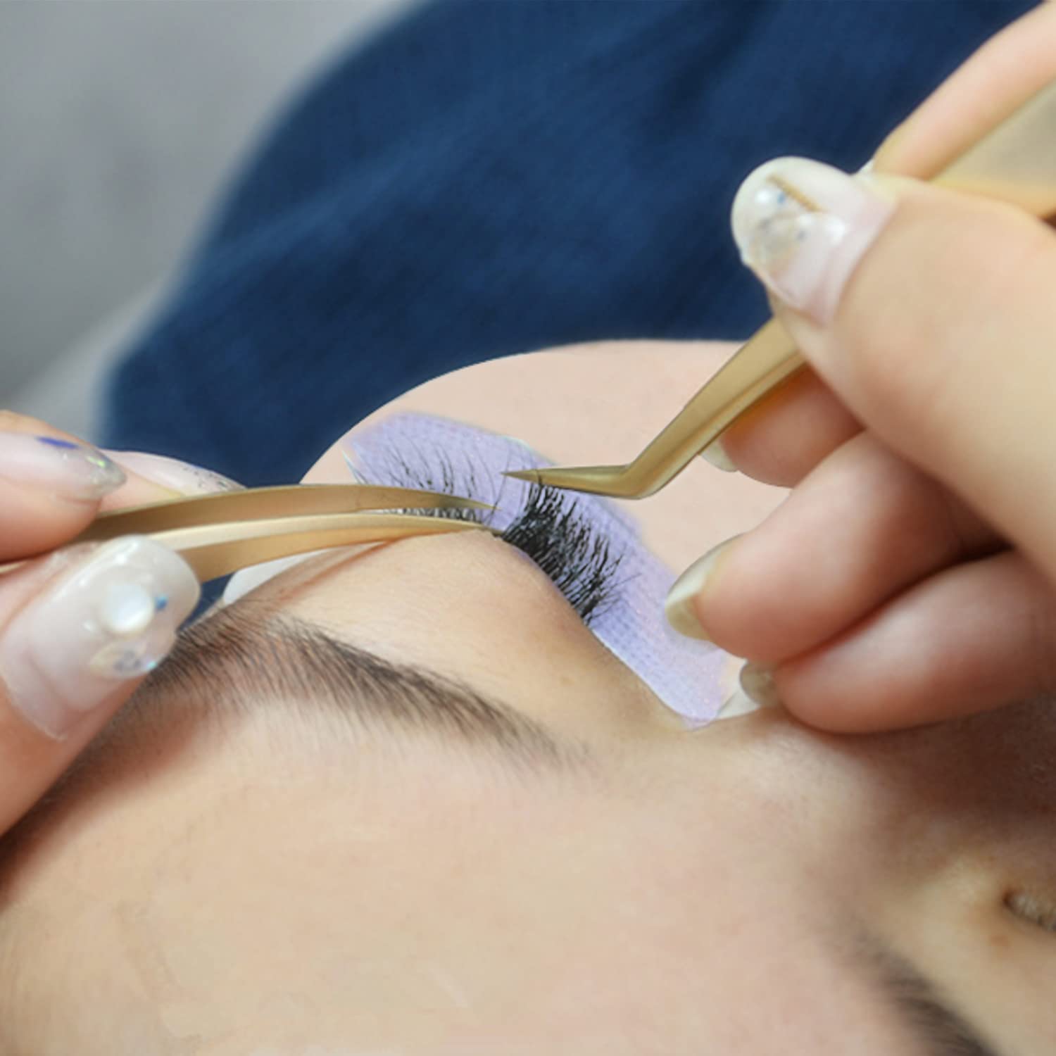 6 rollos de extensiones de pestañas debajo de los ojos, cinta EBANKU de tela transpirable, cinta adhesiva de microporos para pestañas, suministro de