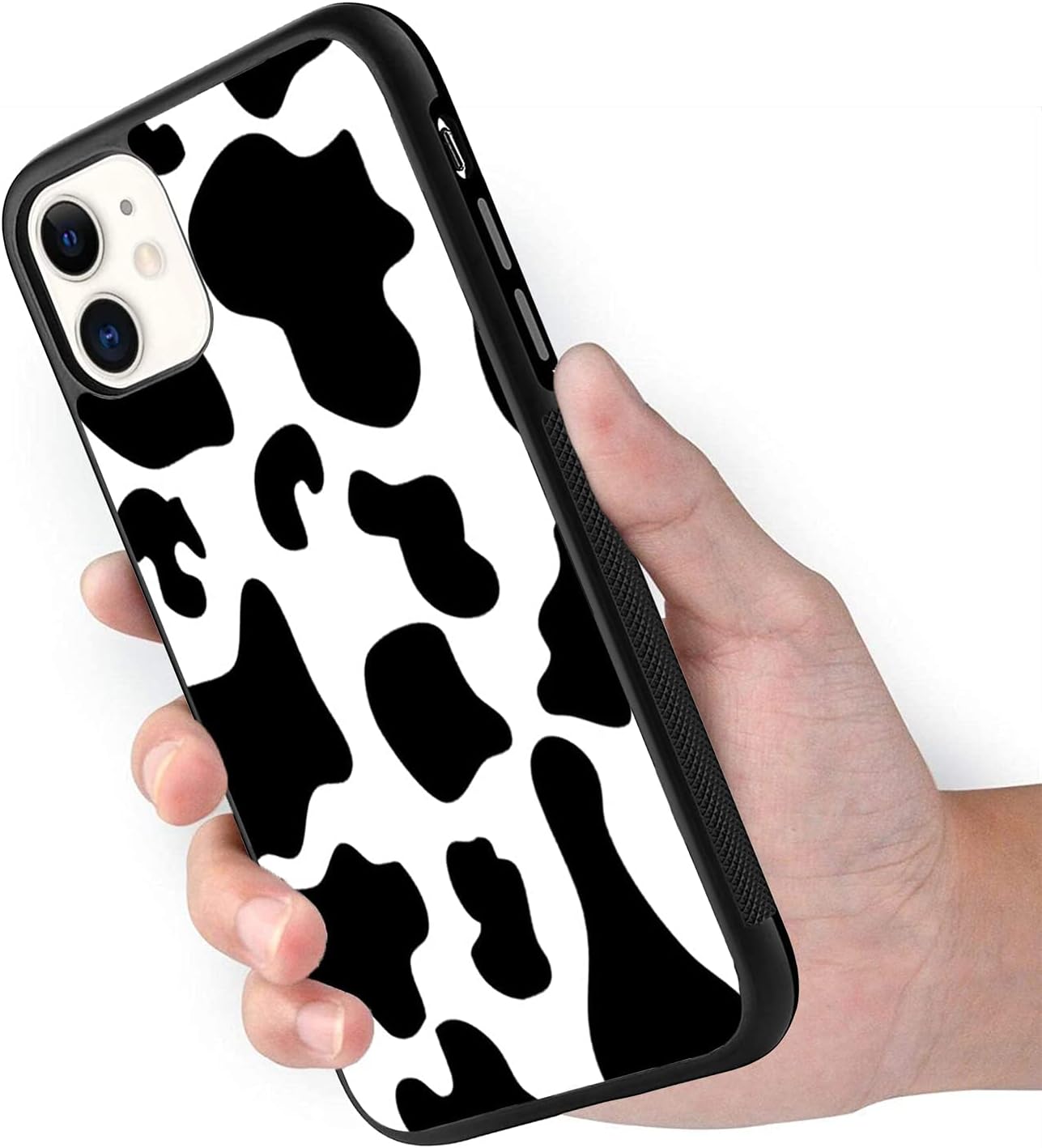 Funda para iPhone 11 Pro – Funda de teléfono con estampado de vaca – Funda de TPU con protección de absorción de impactos