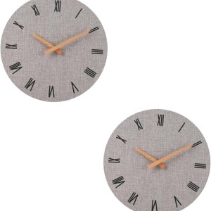 Garneck 2 pcs 12 Wall Clock Digital Vintage Wall Clock Retro Wall Clock Wall Clocks Digital Roman Numeral Wall Clock Decorative Wall Clock reloj de Garneck 2 pcs 12 Wall Clock Digital Vintage Wall Clock Retro Wall Clock Wall Clocks Digital Roman Numeral Wall Clock Decorative Wall Clock reloj de