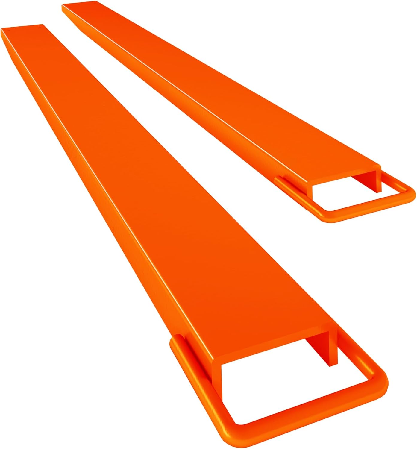Aoile Extensiones de horquillas de palé con abrazadera de 84 pulgadas, capacidad resistente para carretilla elevadora, minicargadora de tractor,