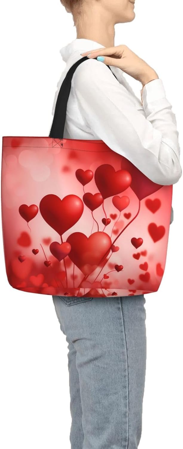 Groamaup Bandera con bolsa de mano de fuegos artificiales para mujer, bolsas reutilizables para compras de comestibles con cremallera, bolsos de