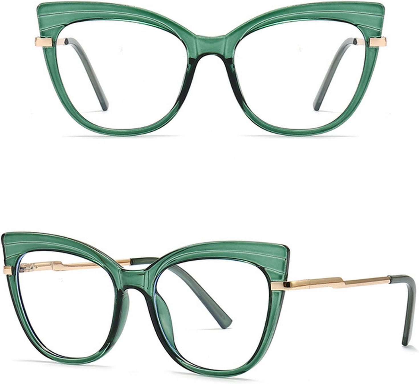 Gafas de lectura bifocales fotocromáticas de moda para mujer, 2 lentes de sol de transición, marco de metal, ojo de gato, presbicia femenina
