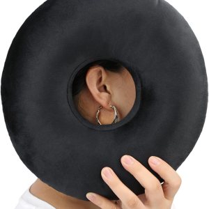 Almohada perforadora con agujero para el dolor de oído CNH Piercing Alivio del dolor de la presión del sueño, dolor de lado, protector de oído, Almohada perforadora con agujero para el dolor de oído CNH Piercing Alivio del dolor de la presión del sueño, dolor de lado, protector de oído,