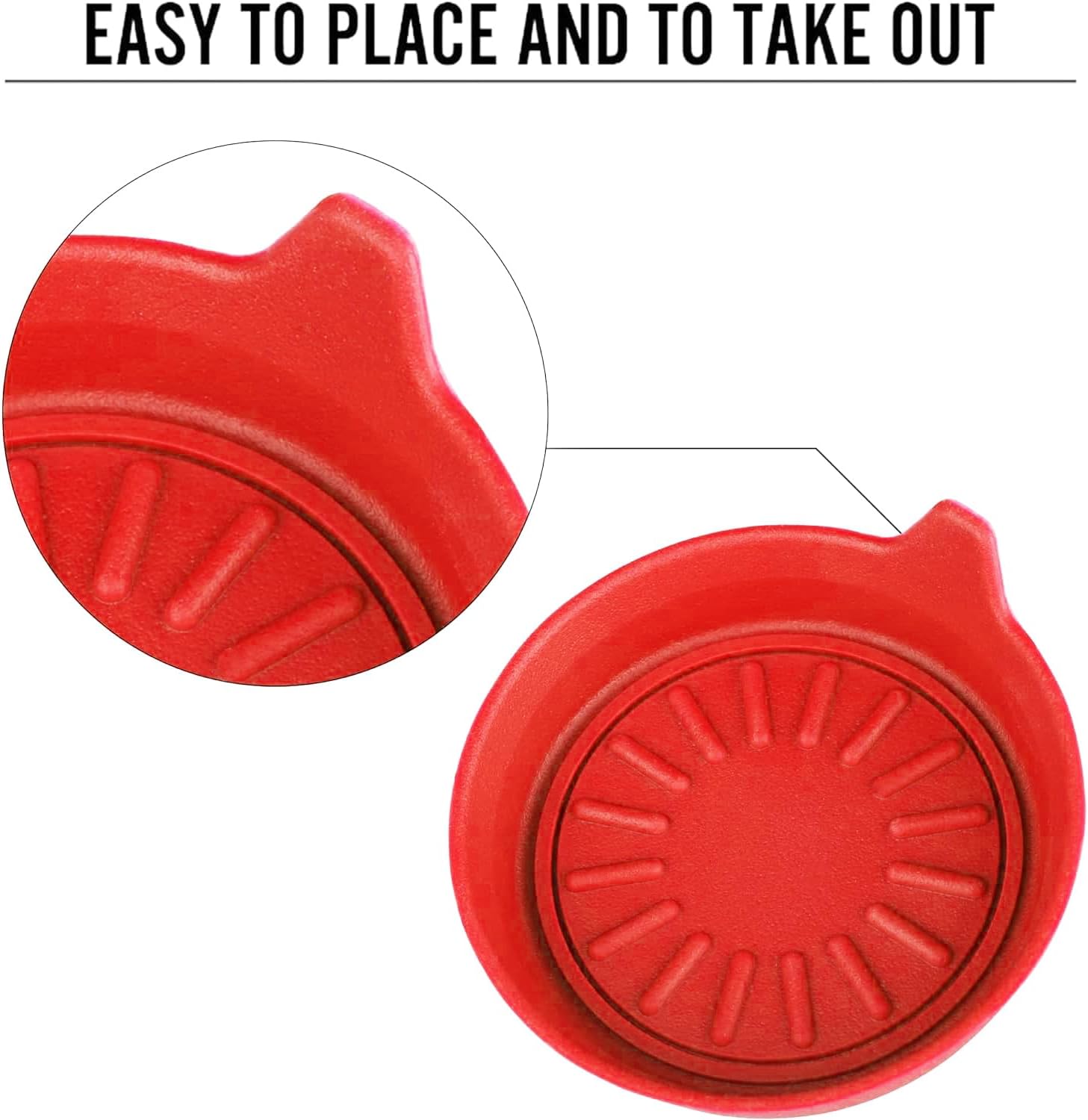 Seven Sparta Posavasos de silicona para portavasos de automóvil, posavasos universales para vehículos, juego de 4 unidades, 3-18 pulgadas de
