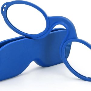 REAVEE Lentes de lectura ultra delgados sin brazos para hombres y mujeres, lectores pequeños y planos, tamaño de bolsillo compacto con soporte REAVEE Lentes de lectura ultra delgados sin brazos para hombres y mujeres, lectores pequeños y planos, tamaño de bolsillo compacto con soporte