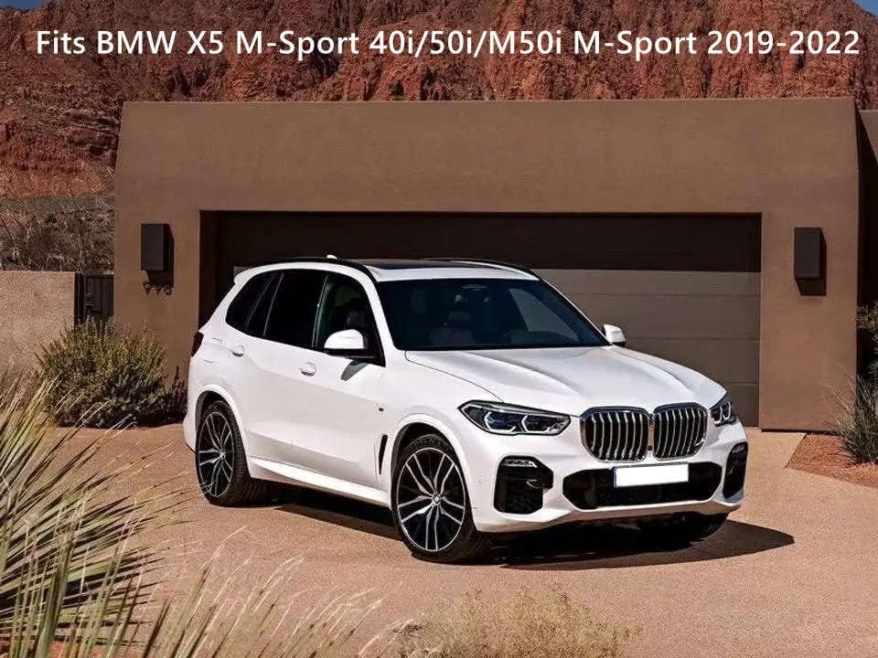 Kit de aletas de barro para BMW X5 G05 M-Sport 40i50iM50i M-Sport 2020 2021 2022 2023 Juego de 4 piezas de guardabarros delantero y trasero TOPGRIL