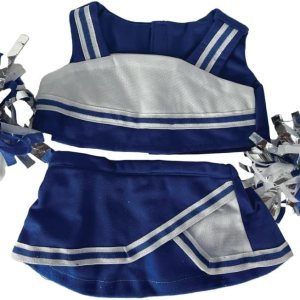 Disfraz de animadora de animales de peluche real y blanco para tu amigo de peluche, se adapta a la mayoría de juguetes suaves de peluche de 14 a 18 Disfraz de animadora de animales de peluche real y blanco para tu amigo de peluche, se adapta a la mayoría de juguetes suaves de peluche de 14 a 18