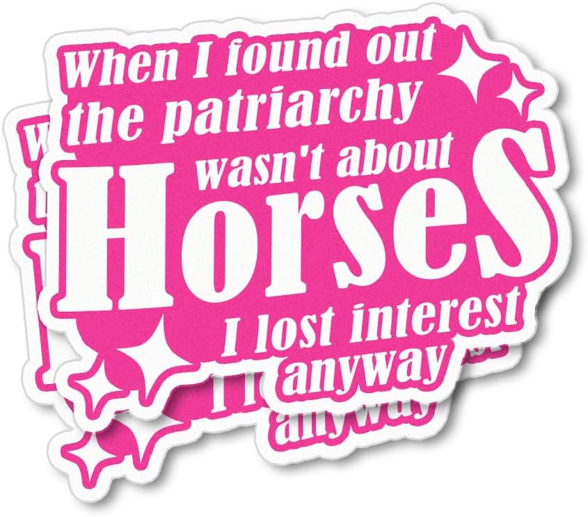 (2 unidades, 3 x 4 pulgadas, 4 x 6 pulgadas, 6 x 8 pulgadas) When I Found Out The Patriarchy Wasn’t About Horses I Lost Interest Anyway Funny